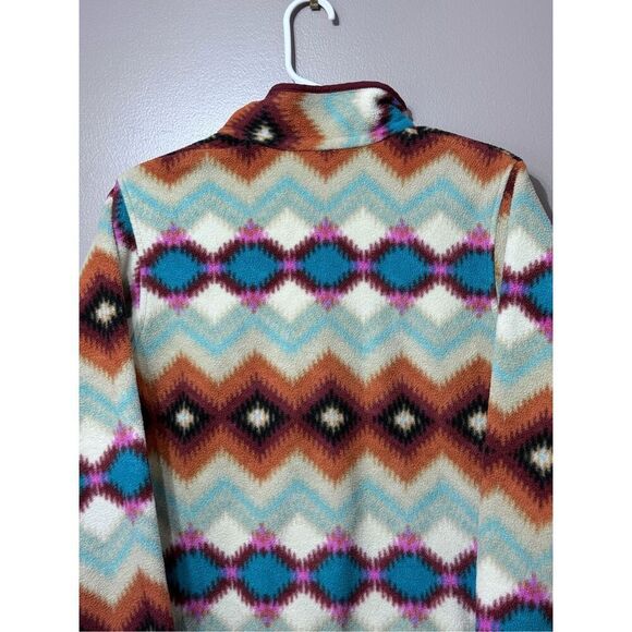 Vintage Patagonia Synchilla Fleece Pullover Sweater Timber Twist Aztec Print XS - Picture 12 of 12